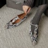 CHIKO Jayleen Round Toe Block Heels T-Strap Shoes