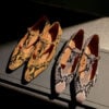 CHIKO Jayleen Round Toe Block Heels T-Strap Shoes
