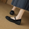 CHIKO Belle Round Toe Wedge Mary Jane Shoes