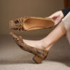women fashion shoes animal print