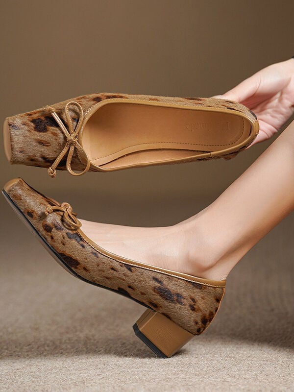 2502BSH5012202-1 women fashion shoes animal print