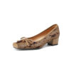 CHIKO Billie Square Toe Block Heels Pumps Shoes
