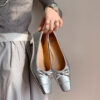 2503BSH5022013-3 CHIKO Brier Square Toe Block Heels Pumps Shoes