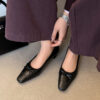 2503BSH5022013-5 CHIKO Brier Square Toe Block Heels Pumps Shoes