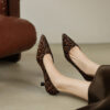 CHIKO Corine Pointy Toe Kitten Heels Pumps Shoes | Women Shoes, Pumps Shoes, Animal Print, Leopard