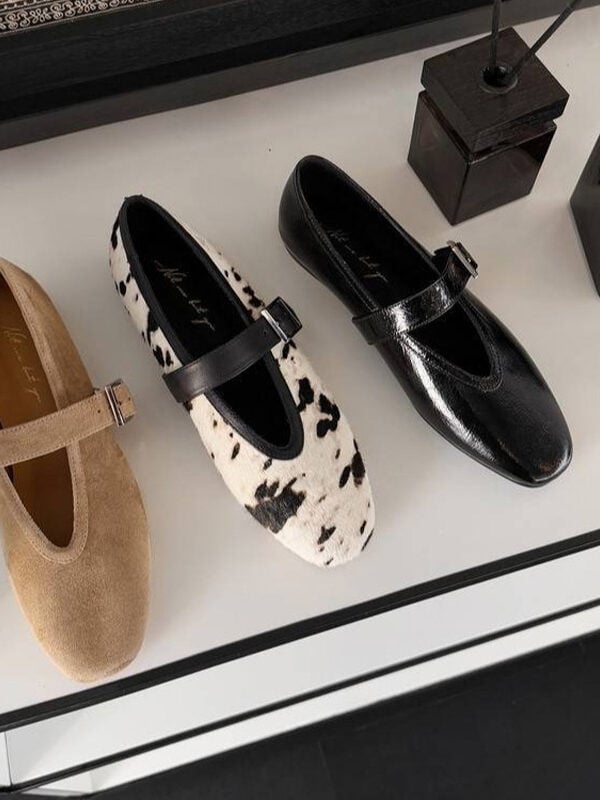 2601DX2173-1033-1 CHIKO Deina Round Toe Block Heels Mary Jane Shoes