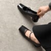 CHIKO Debora Square Toe Block Heels Mary Jane Shoes