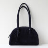 2602BFN251022-3 CHIKO Devina Retro Suede Bowling Bag with Boston Structure