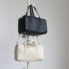 2603BFN260128-5 CHIKO Dinny Pebbled Leather Bowling Bag – Structured Boston Shoulder Purse