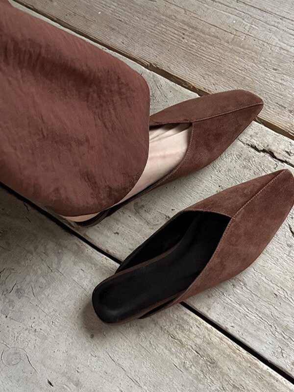 CHIKO Eddy Square Toe Block Heels Clogs/Mules Shoes