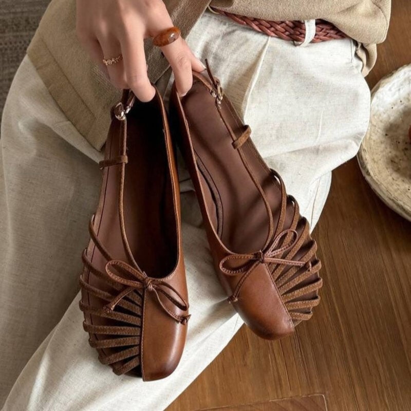 2605SQ1130-HM6165-2 CHIKO Ella Round Toe Block Heels Pumps Shoes