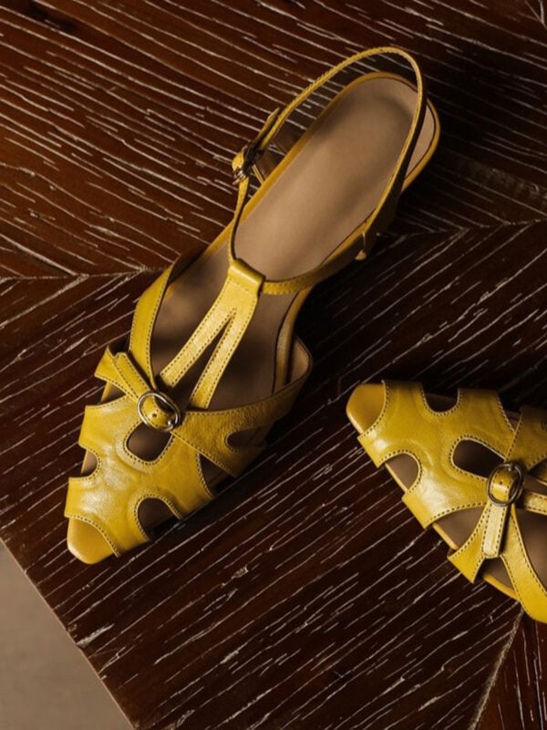 CHIKO Elwira Pointy Toe Block Heels Heeled Sandals