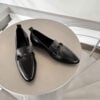 2607BSH26070905-3 CHIKO Ethyl Pointy Toe Block Heels Bow Loafers Shoes