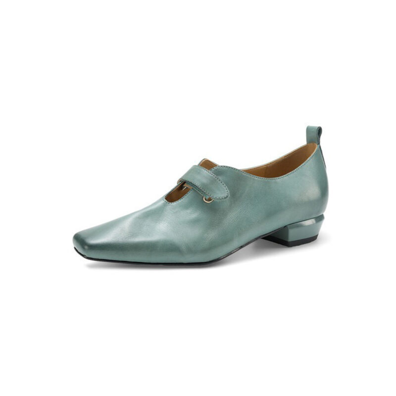 CHIKO Erinn Pointy Toe Block Heels Mary Jane Shoes