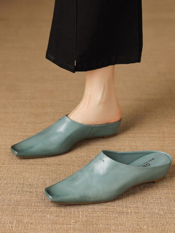 CHIKO Fabrice Square Toe Wedge Clogs/Mules Shoes
