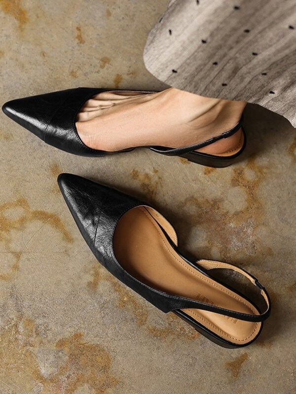CHIKO Eryn Pointy Toe Wedge Slingback Shoes