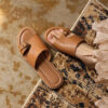 CHIKO Florida Open Toe Block Heels Flats Sandals