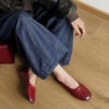 2608BLH31131-3 CHIKO Freddi Round Toe Wedge Ballerina, Flat Shoes