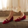 CHIKO Fiann Square Toe Wedge Ballerina