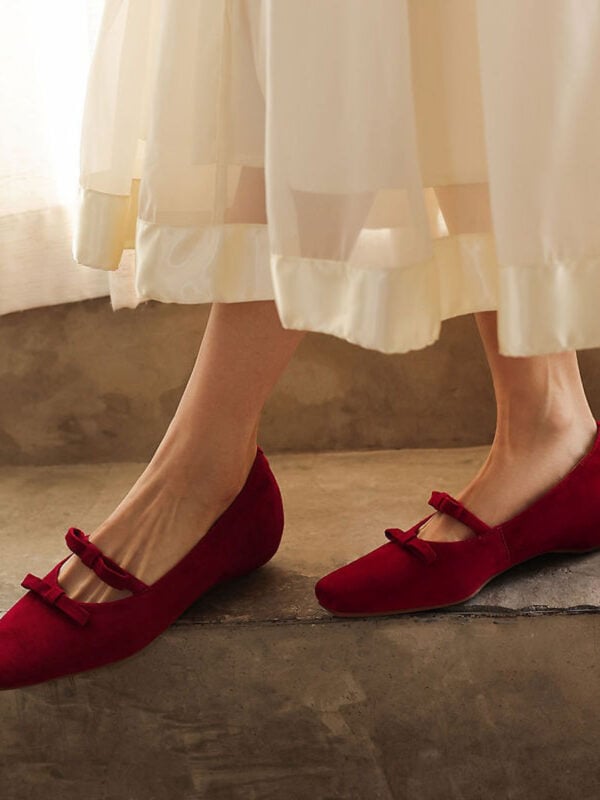 CHIKO Fiann Square Toe Wedge Ballerina