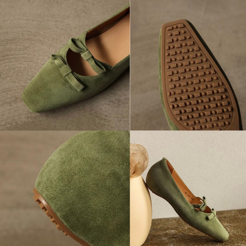 CHIKO Fiann Square Toe Wedge Ballerina