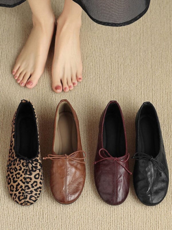 2608DX1202-A10531-1 CHIKO Florrie Round Toe Wedge Ballerina, Flat Shoes
