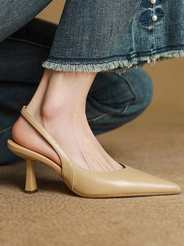 CHIKO Gaby Pointy Toe Stiletto Slingback Shoes