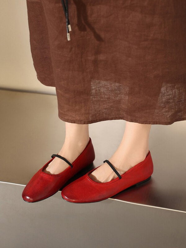 CHIKO Franky Round Toe Block Heels Mary Jane Shoes