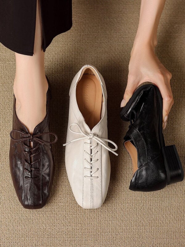 CHIKO Frannie Square Toe Block Heels Moccasins