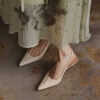2608PQ4-6n-3 CHIKO Florentia Pointy Toe Kitten Heels Slingback Shoes