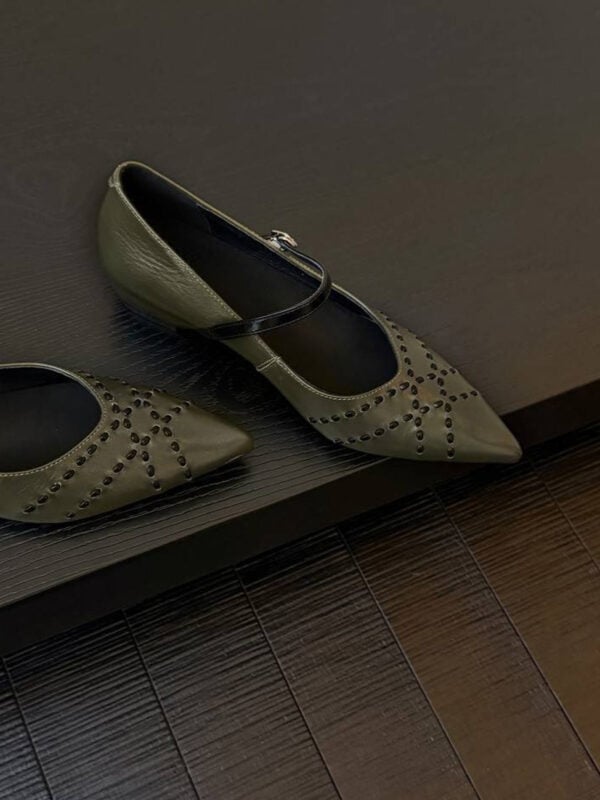 CHIKO Frankie Pointy Toe Wedge Mary Jane Shoes