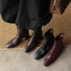 2608TD0203-5 CHIKO Francyne Square Toe Block Heels Ankle Boots