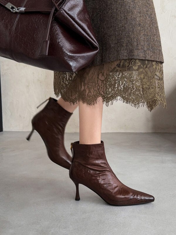 CHIKO Georgianna Pointy Toe Stiletto Ankle Boots
