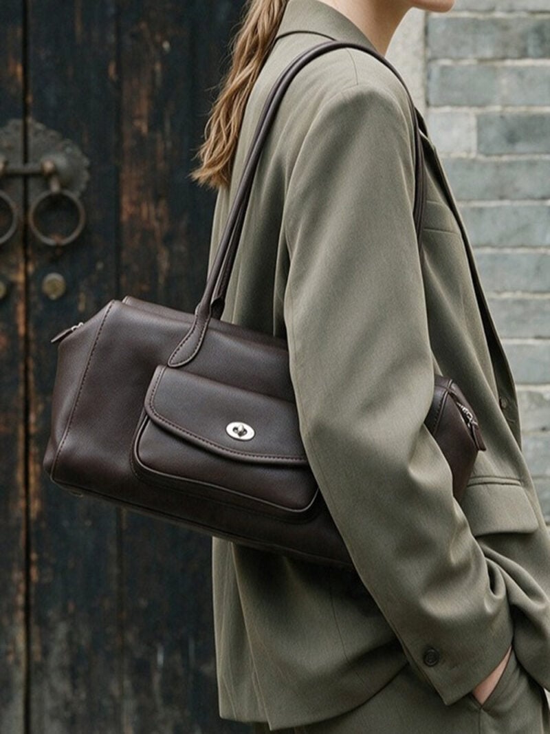 CHIKO Gerrie East-West Leather Shoulder Bag