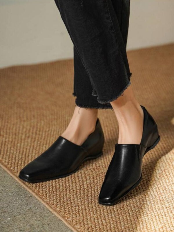CHIKO Garland Square Toe Wedge Glove Shoes Pumps